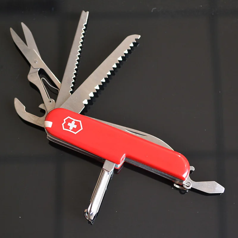 

100% New 12 in 1 Multi-purpose Fishing Pliers Mini Stainless Steel Outdoor Tools Camping Fold Plier Fish Scale Scraper Scissors