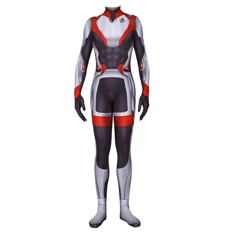 Kids Adult Bodysuit Avengers Endgame Cosplay Quantum Battle Suit Zentai Halloween Quantum Battle Suit Concept Models BOOCRE