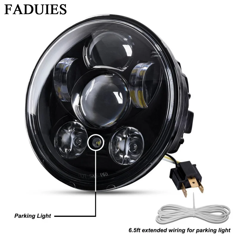 

FADUIES For Harley Daymaker 5.75 inch LED Headlamp 5 3/4 inch Daymaker LED For Harley Iron 883 Dyna Street Bob FXDB Sportsters
