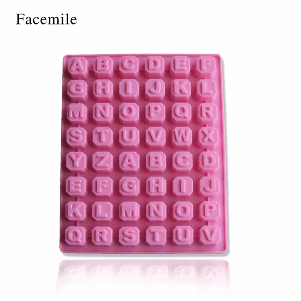 

Facemile Letter Shape Fondant Cake Decorating Icing Cutter Mold Chocolate Jelly Candy Pudding Mould Cake Baking Decoration Tool