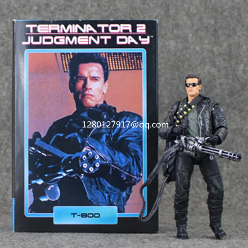 Экшн фигурка NECA Terminator 2: холодный день Терминатор cyборг T2 ПВХ коллекционная