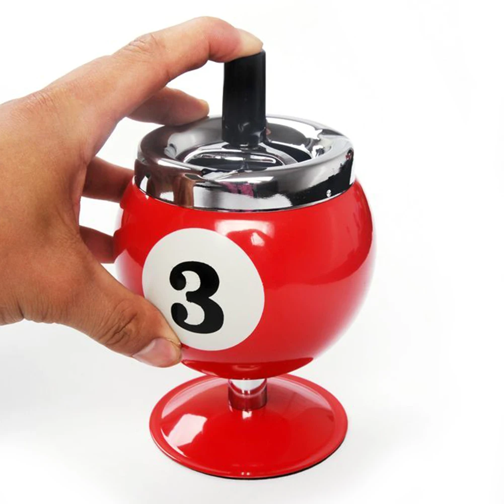 

Fashional Push Down Cigarette Ashtray Ball Ashtray without Base Metal Smoking Ash Tray for Indoor or Outdoor Use