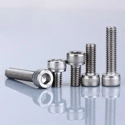 Ganchos de tornillo con ranura en cruz de acero galvanizado resistente plateado