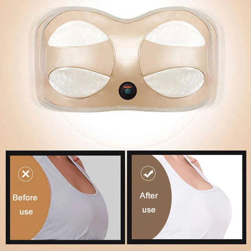 Dispositivo de Massagem Flacidez e Aumentar o Tamanho do Peito para Cuidados com a Mama Peito Elétrico Sutiã Massageador Mama Evitar 8 Cheap Mama Massagem Instrumento