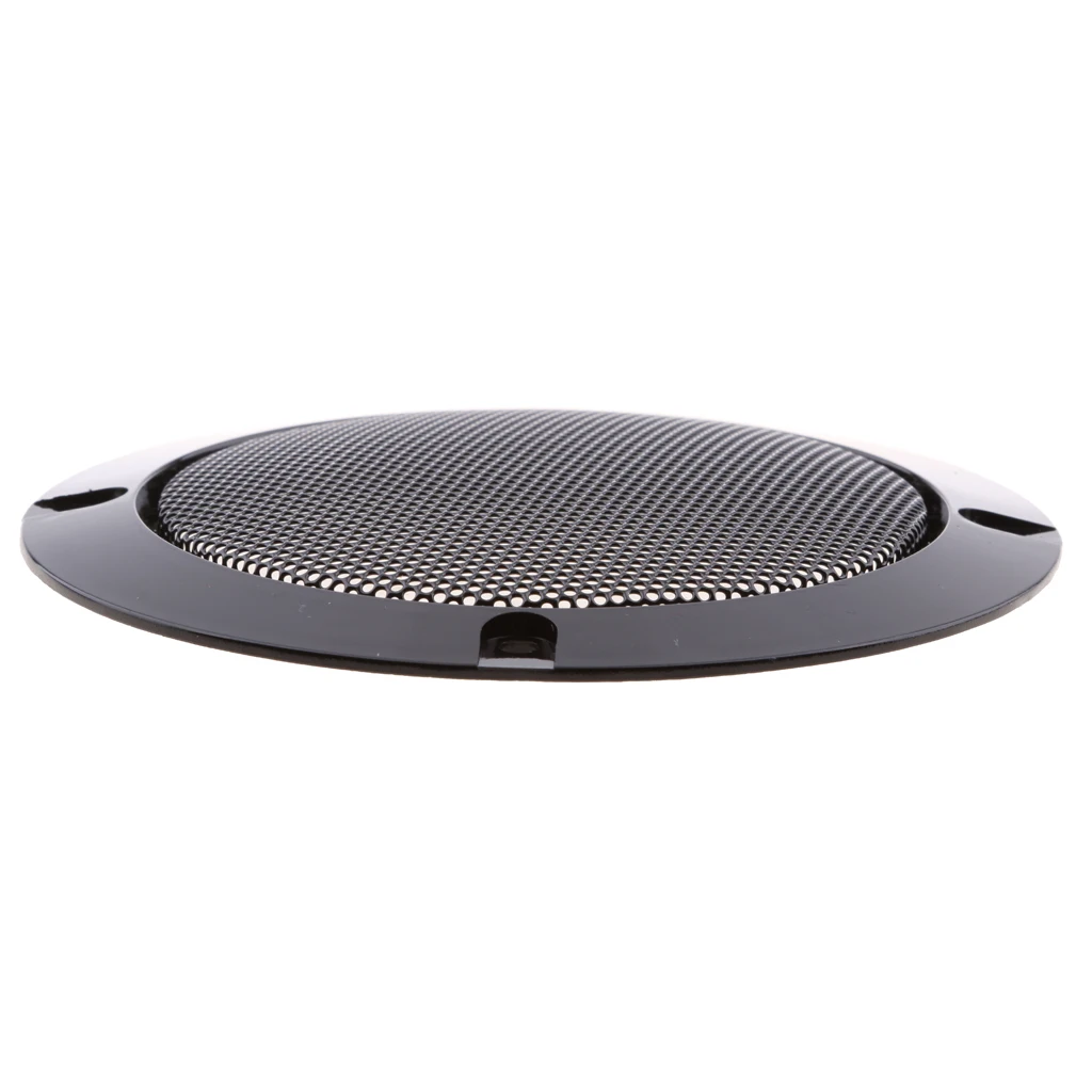 4 Inch Speaker Decorative Circle Cover Guard Protector with Protective Black Iron Grille Mesh