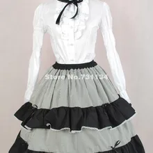 Новое дизайнерское белое и серое хлопковое летнее Повседневное платье-пузырь с длинными рукавами для дам, Acept любого размера