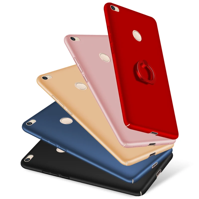 

UHANS Bracket Finger Ring Holder PC Case for Xiaomi Redmi 4x Case Ultra Thin Metal Ring Case For Xiaomi Redmi 6 Phone Case Coque