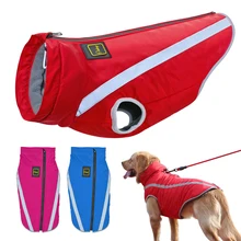 Одежда для собак, пальто для больших собак, куртка, зимняя водонепроницаемая одежда для домашних животных, жилет для средних и больших собак, бульдог, Ropa Perro XL-6XL