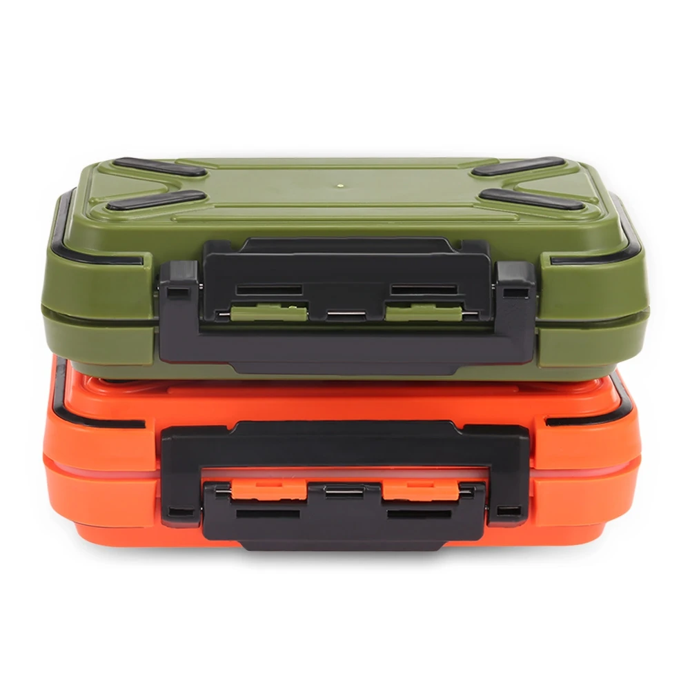 

Professional Fishing Tackle Boxing Double Layer 16 Compartments Lure Box Angling Fishing Plastic Tool Boxes Lightweight