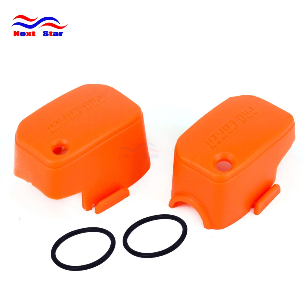 Motorcycle Plastic Orange Master Cylinder Cover Guard Protector For KTM EXC XC XCF MX EGS SX SMR 50 85 125 200 250 300 400 530 | Автомобили