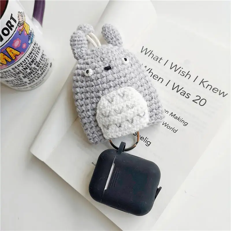 Чехол для AirPods защитный чехол+ сумка для хранения милых животных щенков мягкий жидкий силиконовый ударопрочный чехол для девочки