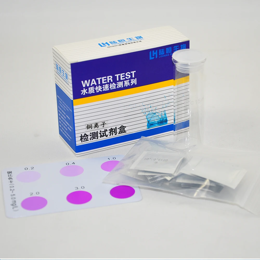 Heavy Metal Copper Ion Test Kit Quick and Easy Accurate Reliable Water  Quality Test Kit Paper Testing I - AliExpress