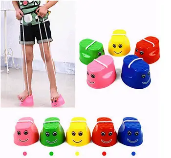 

Adorable Jumping Stilts Walk Stilt Jump Outdoor Fun Sports Toy for Kids Children 1Piece 7 Colors 2017 NEW Support Drop Shipping