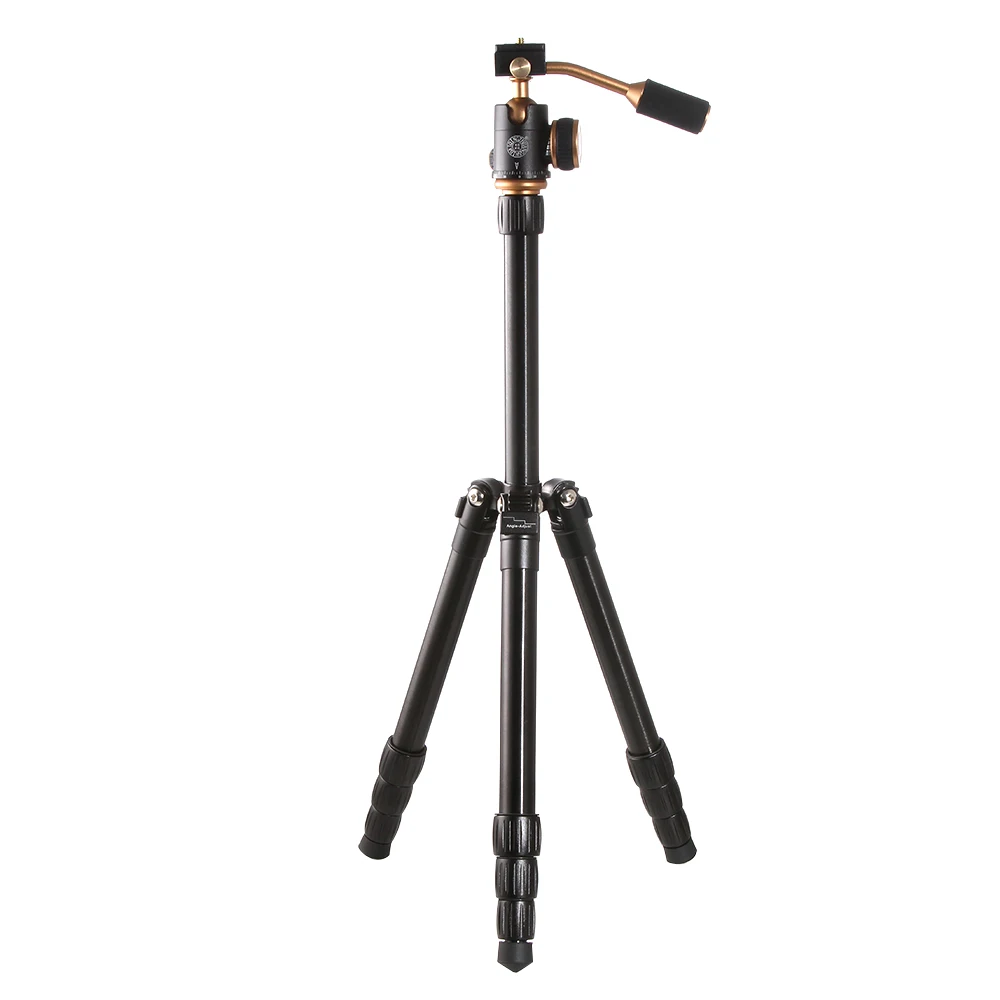 

Q066 Aluminum Portable Travel Tripod Monopod + BallHead for Canon Nikon Sony Olympus Pentax DSLR Camera