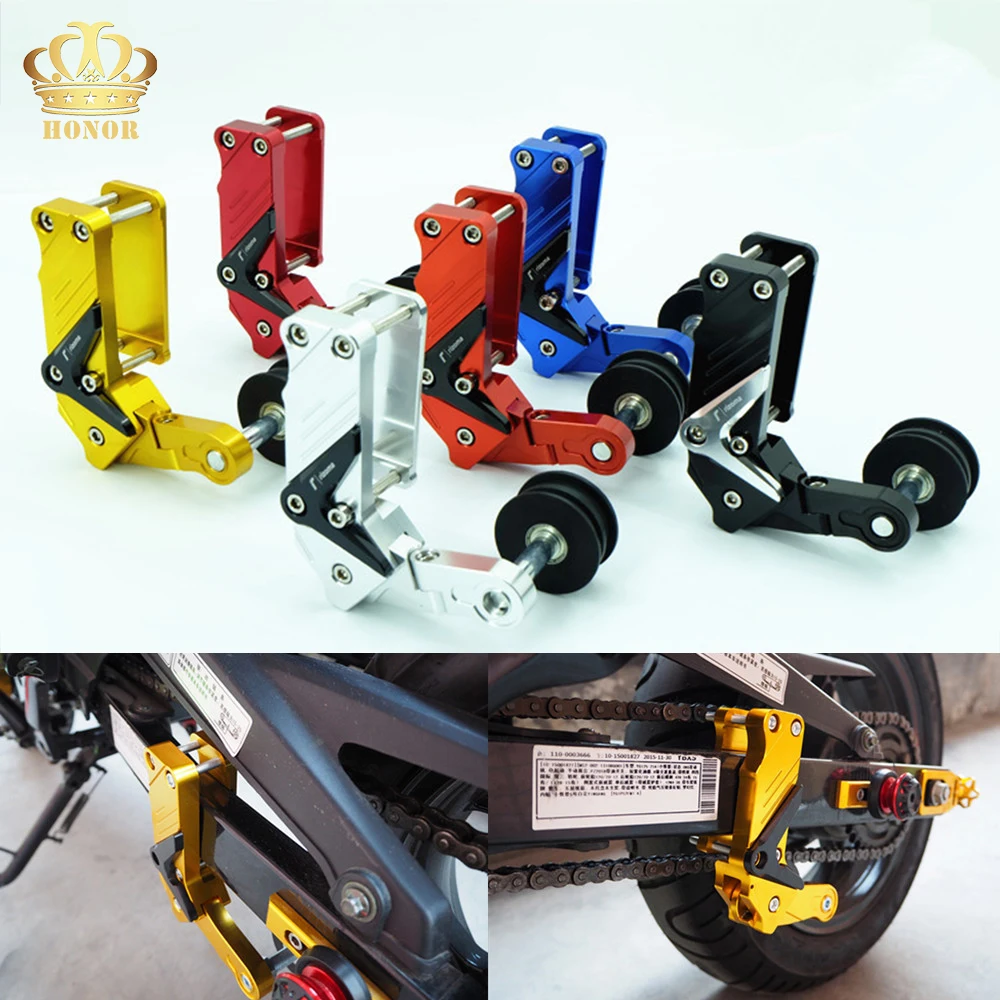 

Motorcycle Aluminum chain auto tensioner CNC moto sprocket tensioner For harley honda yamaha suzuki kawasaki ktm bmw ducati etc
