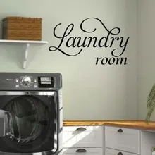 Прачечная Наклейка на стену в комнату виниловые, с цитатами стены, настенные наклейки домашний Декор Надписи украшение дома