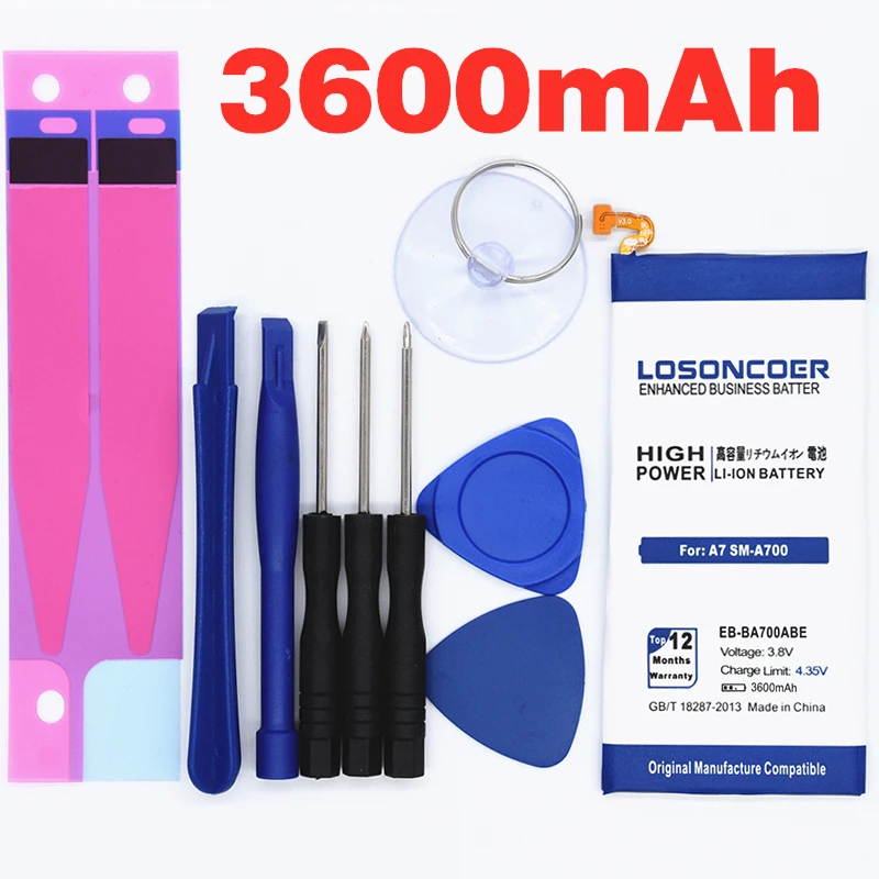 

100% Original EB-BA700ABE Battery For Samsung Galaxy A7 2015 A700 A700FD A700S A700L A700F A700H A700K A700X A7000 A700YD A7009