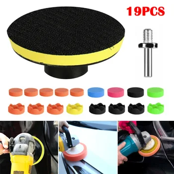 

19Pcs Polishing Sponge Kit with Polishing Pad Drill Adapter Polish Set for Car Machine DAG-ship