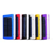 Wopow power bank 20000mAh Portable Solar panel power socket External Battery pack PowerBank 20000 mah for Mobile phone tablet pc