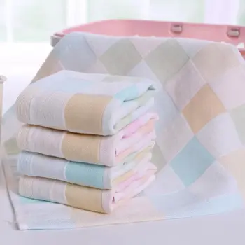 

2018 Gauze Newborn Baby Infant Cartoon Face Hand Bathing Towel Bibs Feeding Square Towels Handkerchief S2