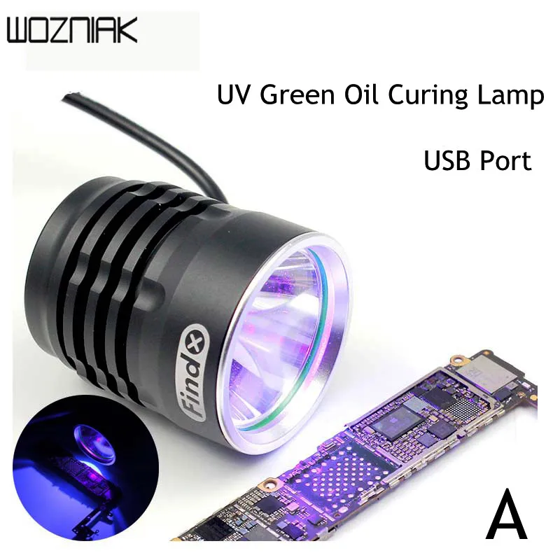 Brneaci-Mobile-Phone-Repair-Tool-UV-Glue-Curing-Lamp-USB-Port-For-iPhone-LED-Ultraviolet-Green