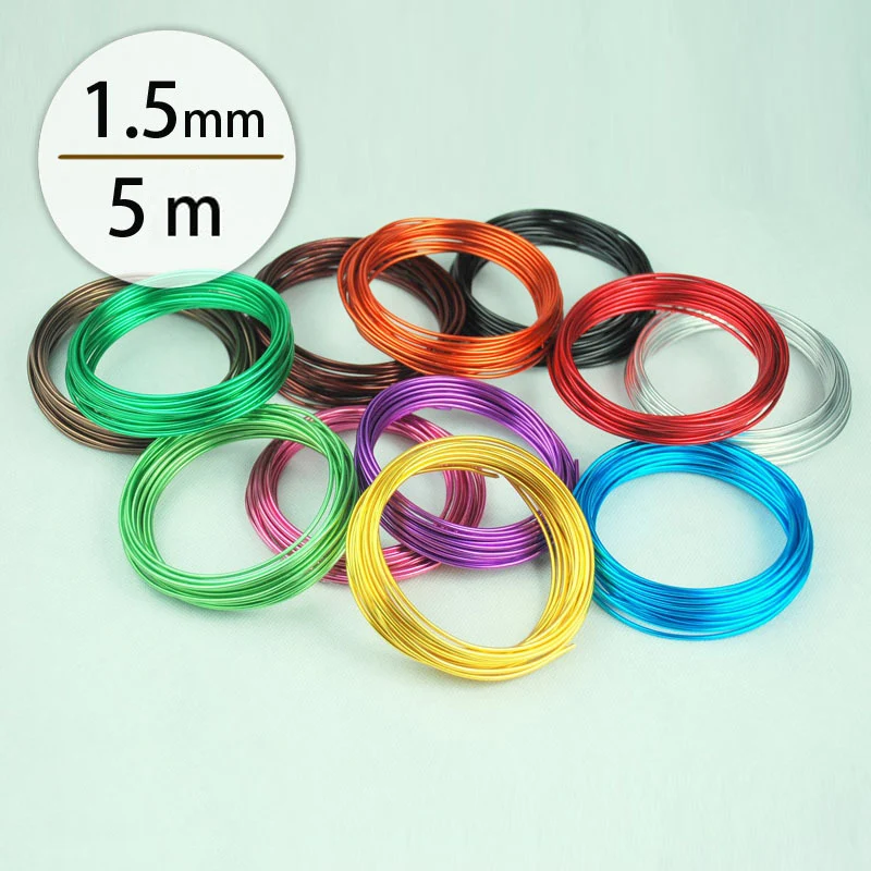 

Aluminium Jewellery Craft Wire DIY Handicrafts Colored Flexible Modeling Tools 2019ing