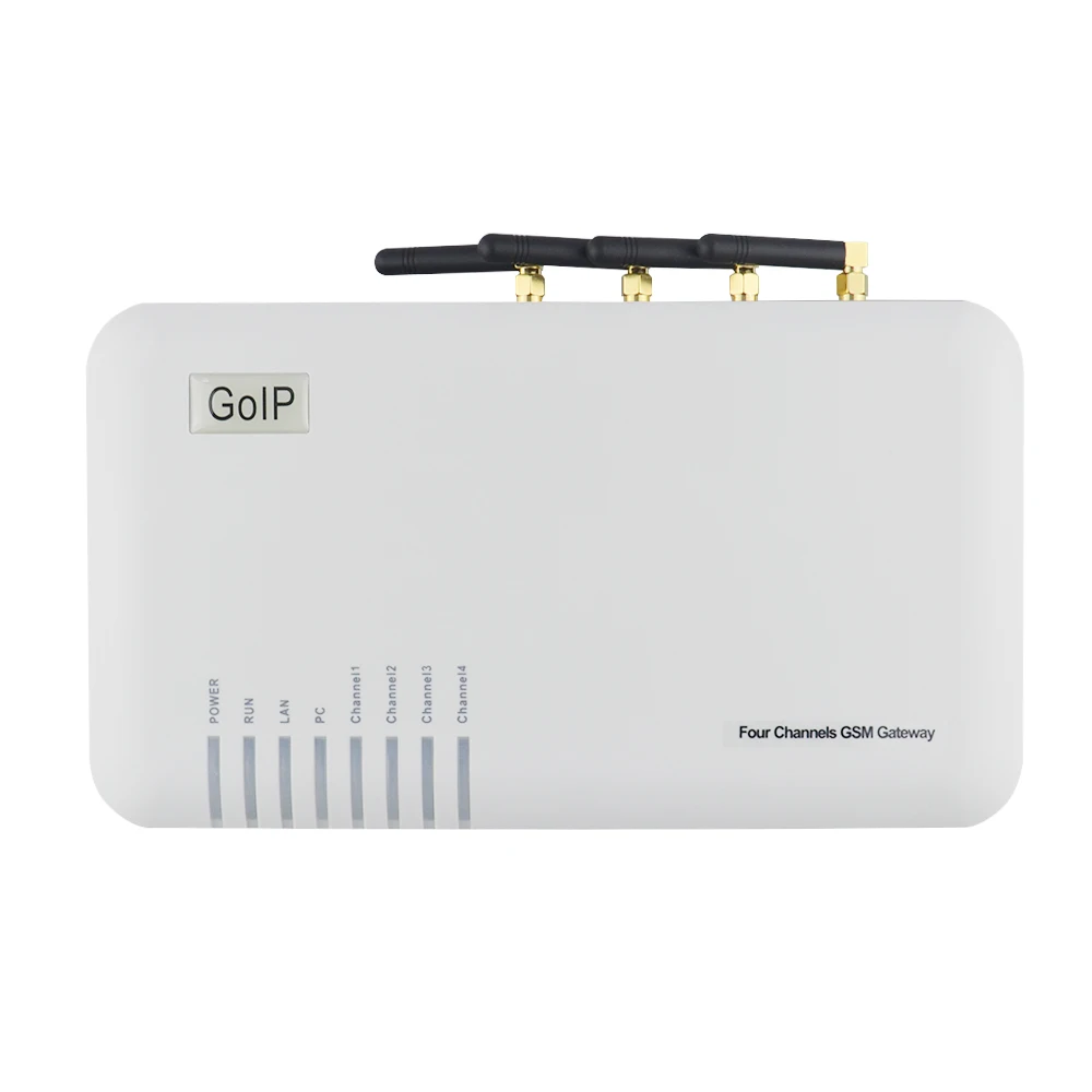 Sip e H.323 Navio Rápido! Quad Band 4-canal Voip Gsm Gateway Goip4 Incorporado Protocolos Adaptador Imei Mudança Goip-4