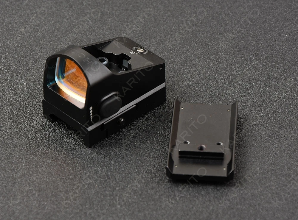 Online Micro mini 1x red dot anblick bereich mit glock pistole basis und picatinny schiene montieren adapter stoßfest R3245