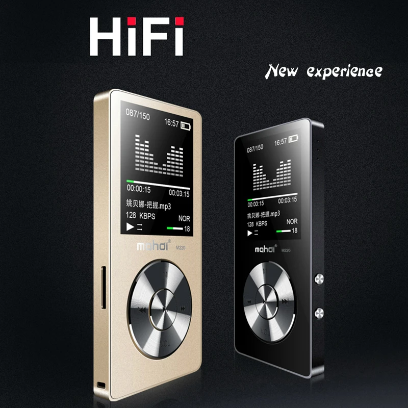 HIFI Lossless MP3 Player FM Video E-book Recorder Clock Function 8GB Sport TF expansion to 128G 1.8inch TFT Screen Music Player