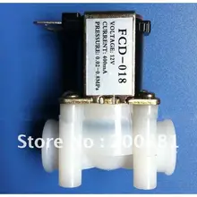 1/" дюймовый пластиковый порт нормально закрытый DC 12 V небольшие СОЛЕНОИДНЫЕ клапаны