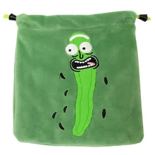 21cmCute Rick and Morty Pickle Rick Pick Rick Cucumber Plush Toy Rick Replacement Storage Toy Baby Baby Anime Character Anime new anime rick and morty backpack anime bags student oxford schoolbags