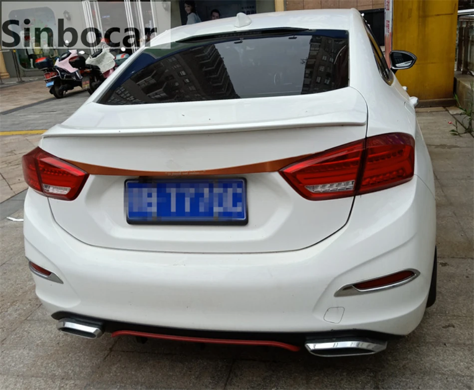 Цветной задний спойлер для Chevrolet Cruze 2017 2018 2019|Спойлеры и крылья| |