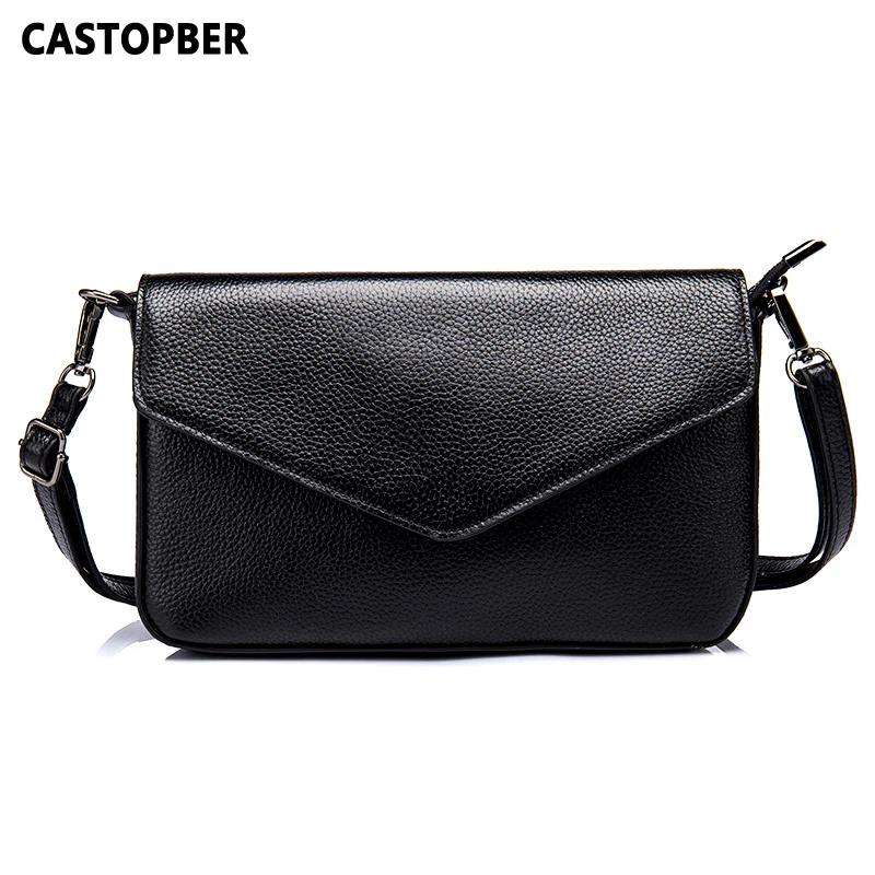 

Women Envelope Bag Messenger Ladies Handbags Genuine Leather Cowhide Female Purse Clutch Crossbody Bags Luxury Quality Designer