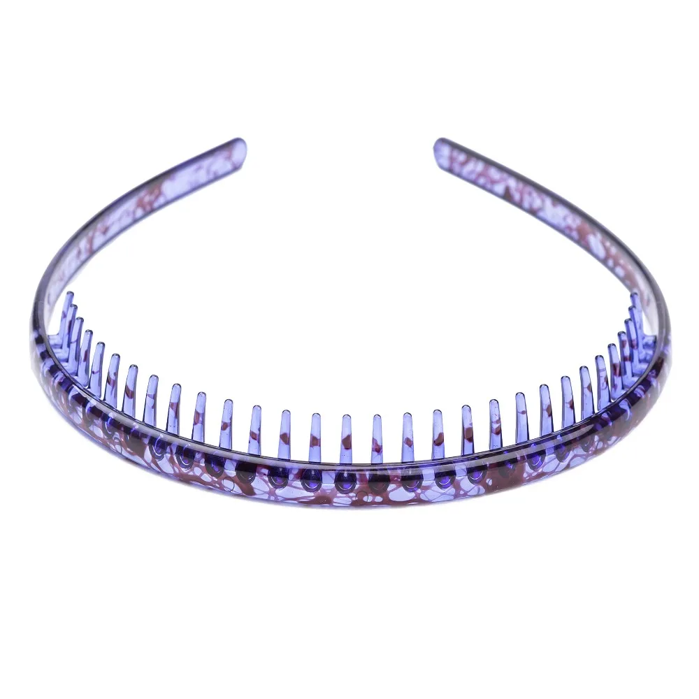 

Hairband Headband 1.6cm in Width Colorful Hair Accessories No Slip TeeHoop Band Comb for Women Waterproof Headwear