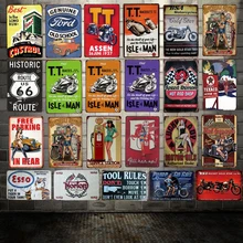 [WellCraft] двигатель HOT ROD Moyot масло гаражная шина оловянные знаки настенные таблички на заказ металлическая живопись античный подарок Бар Паб Декор HY-1690