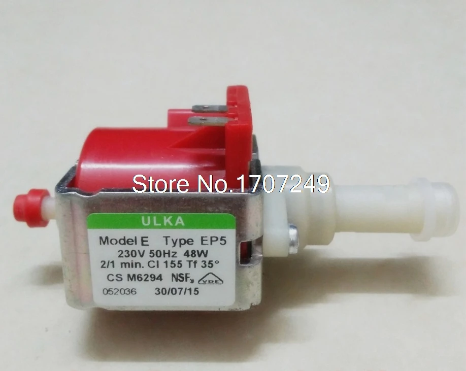 

Free shipping AC230V 50Hz Original authentic coffee machine pump ULKA EP5 electromagnetic pum medical equipment washing machine