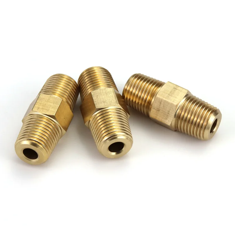 H2ex Nipple Fitting Double 18 NPT Male Threads
