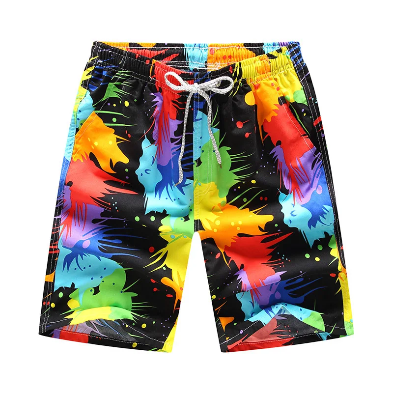 

GEJIAN 2019 summer fashion new casual quick-drying men's beach pants surf shorts vacation swimshorts men short sport homme