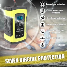 Автомобильное зарядное устройство для мотоцикла, цифровой ЖК-дисплей, зарядка, желтый+ черный, инструменты, практичные, новые, автомобильные