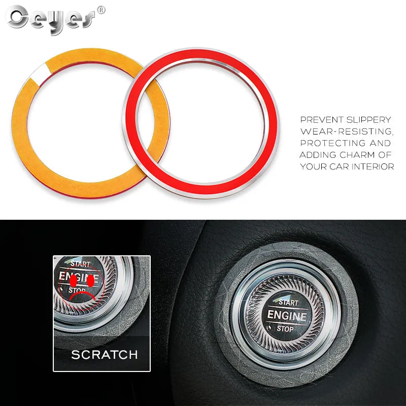 Car Start Engine Button Key Ring MERCEDES (5)