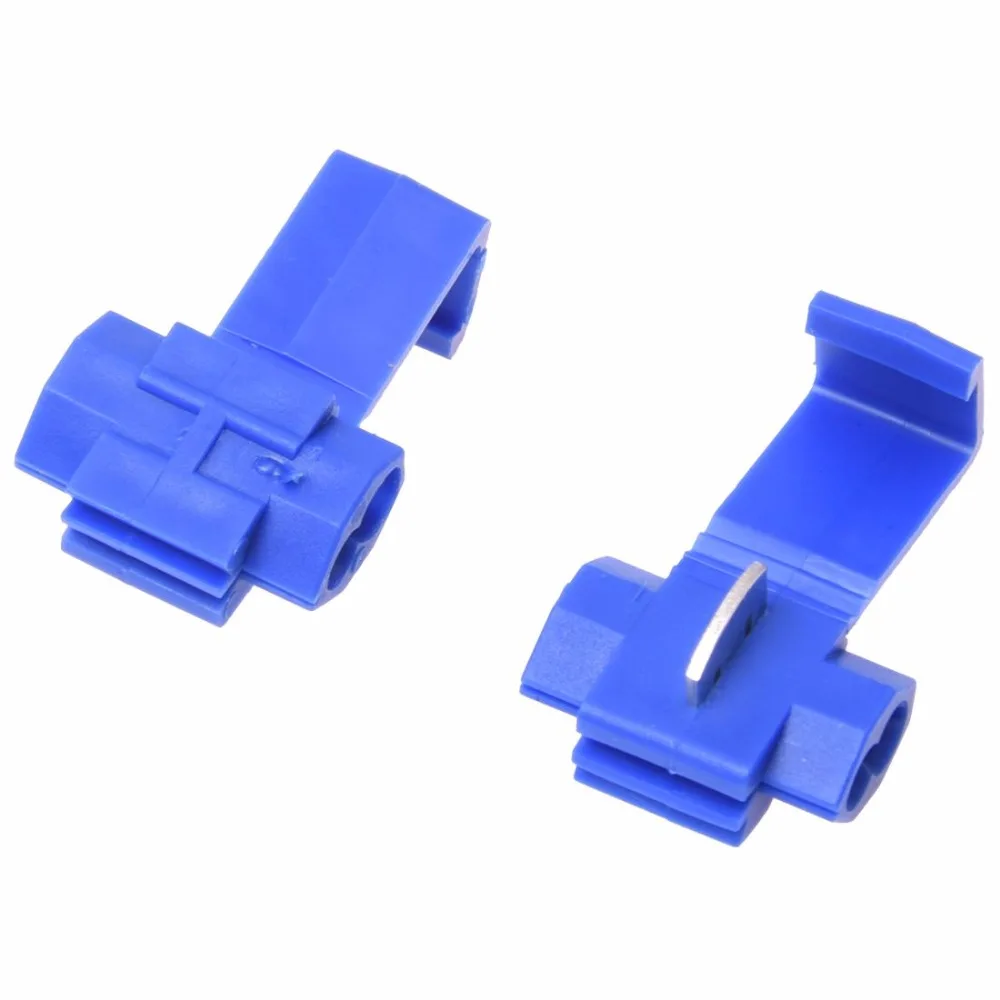 

Promotion! 100x Blue Scotch Lock Wire Connectors Quick Splice Terminals Crimp Electrical