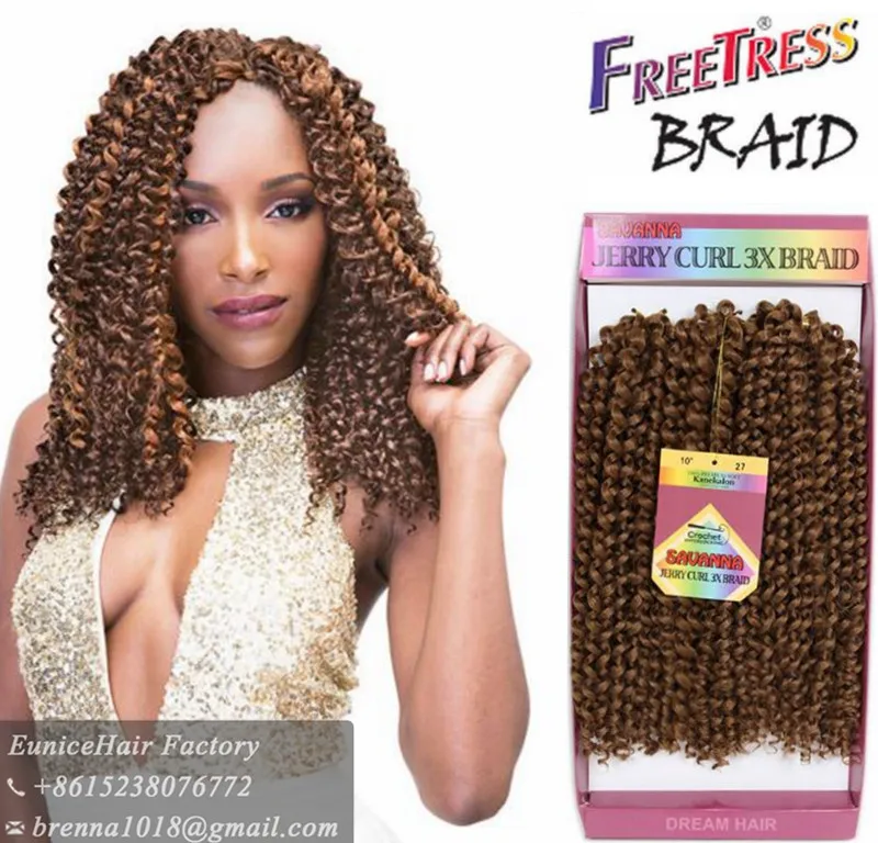 Caribbean Faux Remi Crochet Braid Bundle 3c Natural Cork Screw 10