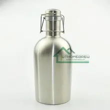 Нержавеющая сталь бутылка пива 64 унц./1,9 литр Swing Кепки пиво Ворчун Создание Craft пиво Разливное судно