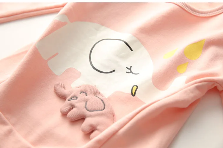 2018 Spring Autumn Female 2-10 Years Old Children'S Birthday Gift Long Sleeve Cartoon Elephant Baby Kids Sweatshirt For Girls (22)