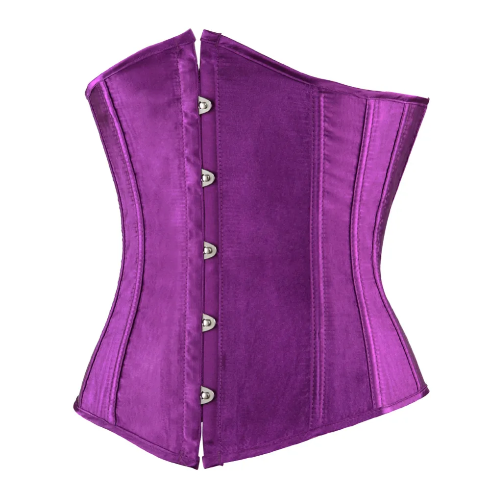 Атласный корсет под грудь талия тренер bustier пикантная обувь для женщин пуш ап