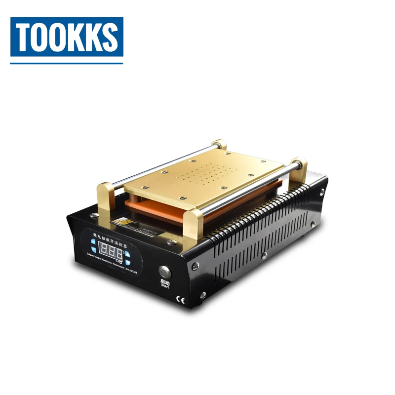 Pаспродажа 7 дюймов Электрический ЖК дисплей Экран сепаратор Встроенный вакуумный насос Экран Разделение Нержавеющая сталь горячая пластина для ремо...