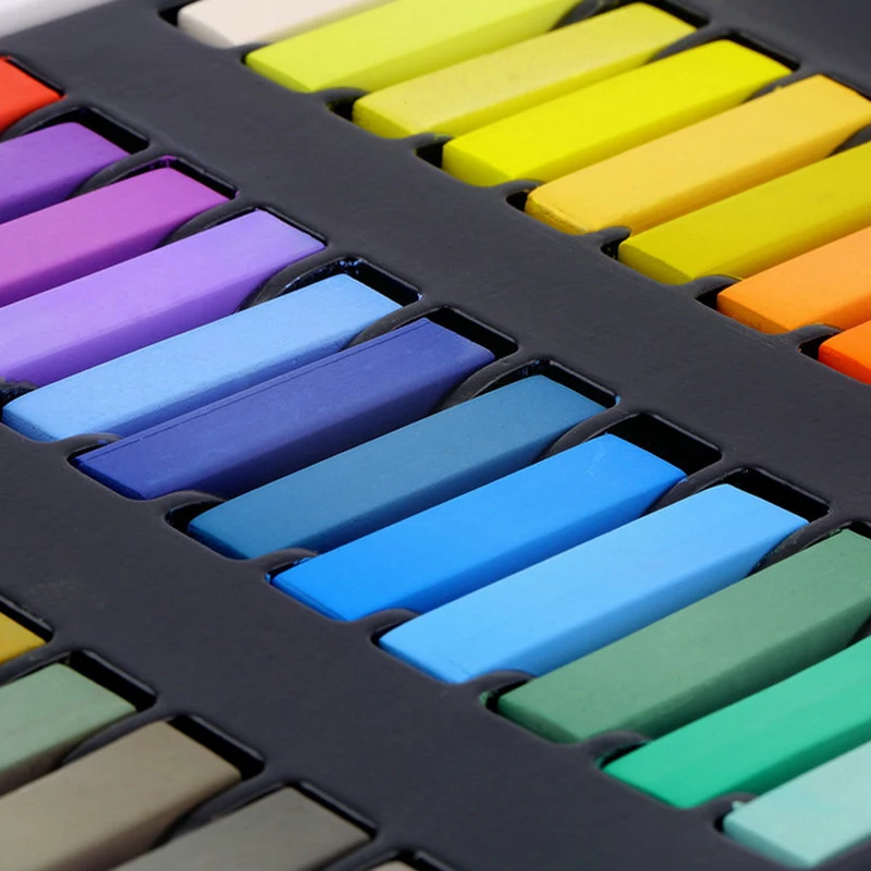 2018 Hot Sale 36 Color Hair Chalk Set Soft Crayons Mungyo Chalk Pastels Easy Temporary Hair Chalk Dye Chalk Pastel Drawings