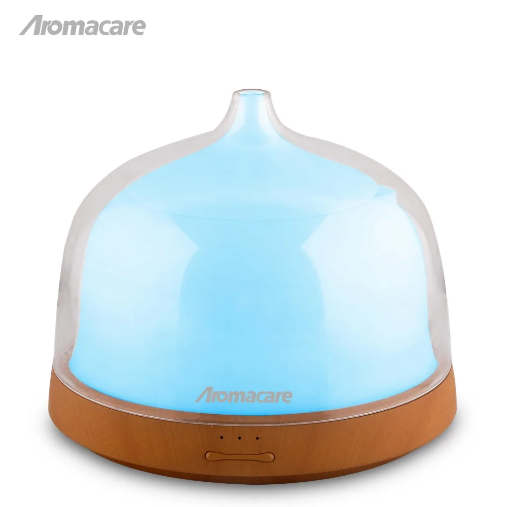 

Aromacare Aroma Essential Oil Diffuser Free Shipping 200mL Wood Grain 7 Color Rainbow Light