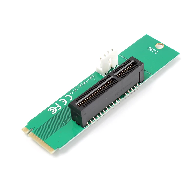  50 teile/satz M.2 NGFF SSD Männlichen PCI-e Express 4X Buchse Konverter Adapter m2