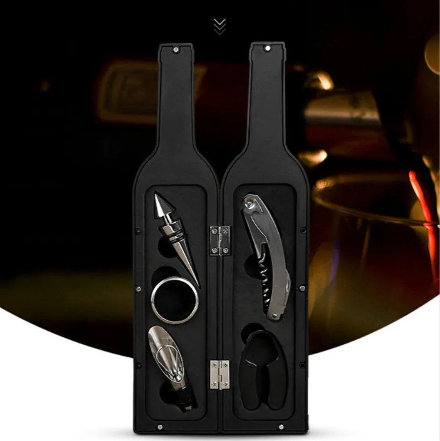 Creative Wine Bottle Opener Set Gift | Дом и сад